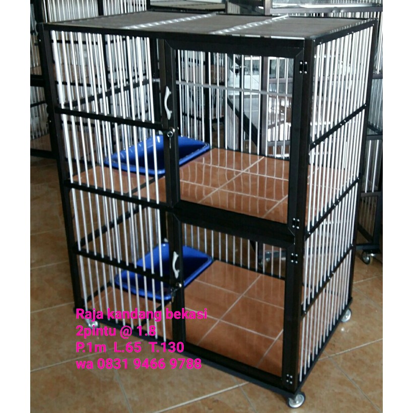 kandang kucing alumunium(Raja kandang bekasi)  ER-1753