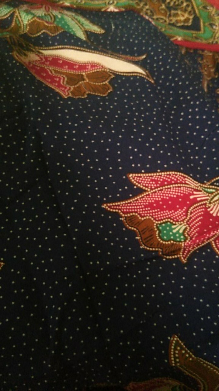 Kaftan Asimetris Batik Dress Premium Cantik Anggun Warna Maroon Batik Solo Modern By Alethea