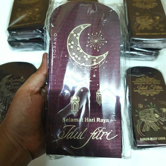 1Pak Amplop Lebaran Ukuran Besar Isi 50 Lembar Premium Mewah Angpau Ukuran L Poli Exclusive