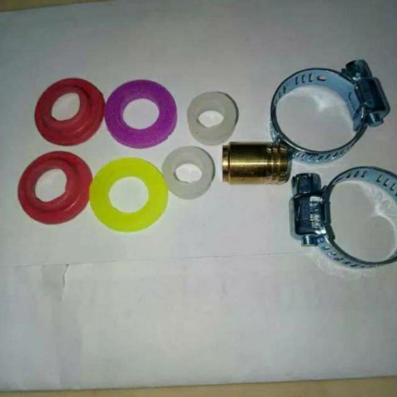paket pengaman otomatis selang kompor gas karet seal regulator dan silicon tabung