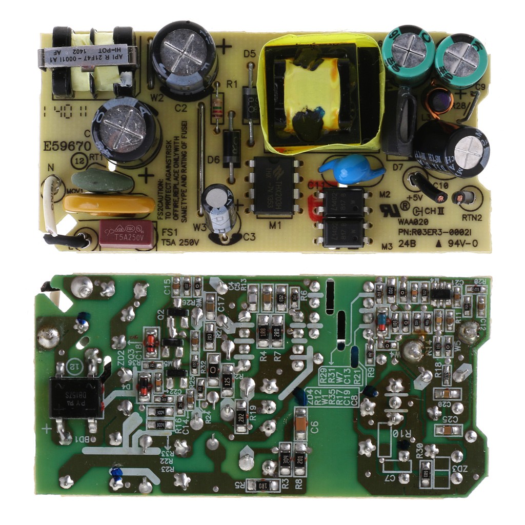 Modul Board Power Supply AC-DC 5V 2000ma 5V 2A dengan Pelindung IC