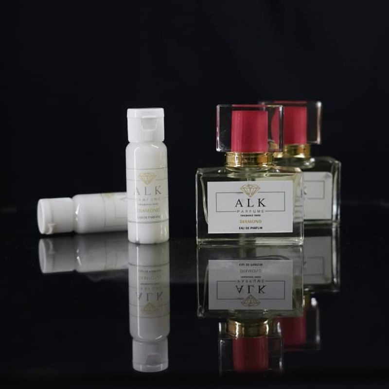 ALK PARFUME DIAMOND pemikat Unisex FREE SANDAL ALK & BODYLOTION PARFUME ORGASME