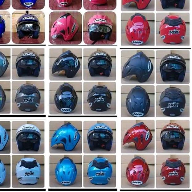 Bagus  HELM INK KW T1 JP8 DOUBLE VISOR .