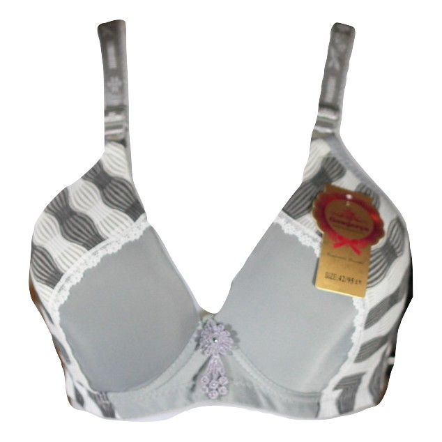 Bra BH Jumbo Big Size 40 - 46 Hias Renda Tanpa Kawat BH GgY dA