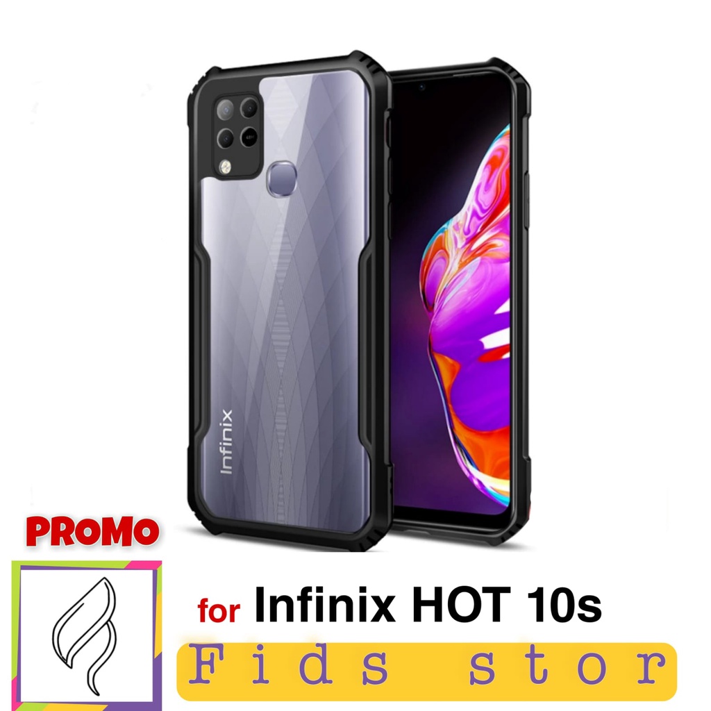 PROMO CASE INFINIX HOT 10S SHOCKPROOF Casing Xundd Transparan Clear Pelindung HP Sampul Transparan