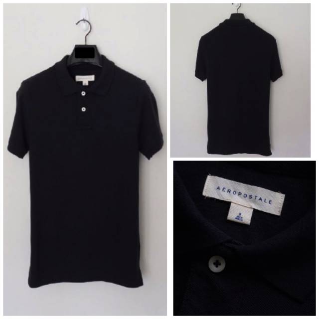 Polo shirt aeropostale black