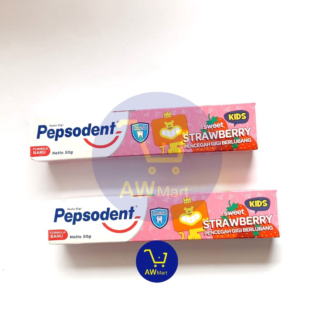 PEPSODENT KIDS STRAWBERRY 50 GRAM