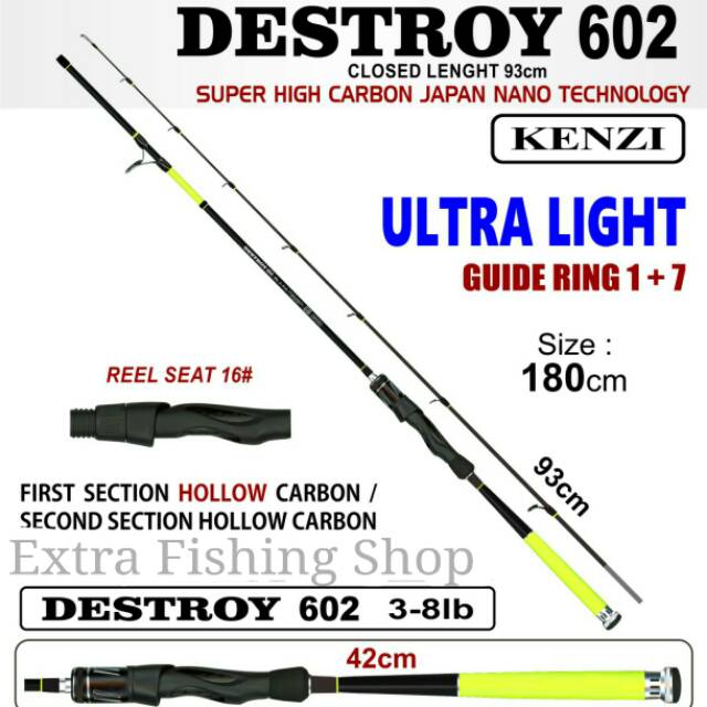 Joran Kenzi Destroy 180cm Ultralight 3-8Lb
