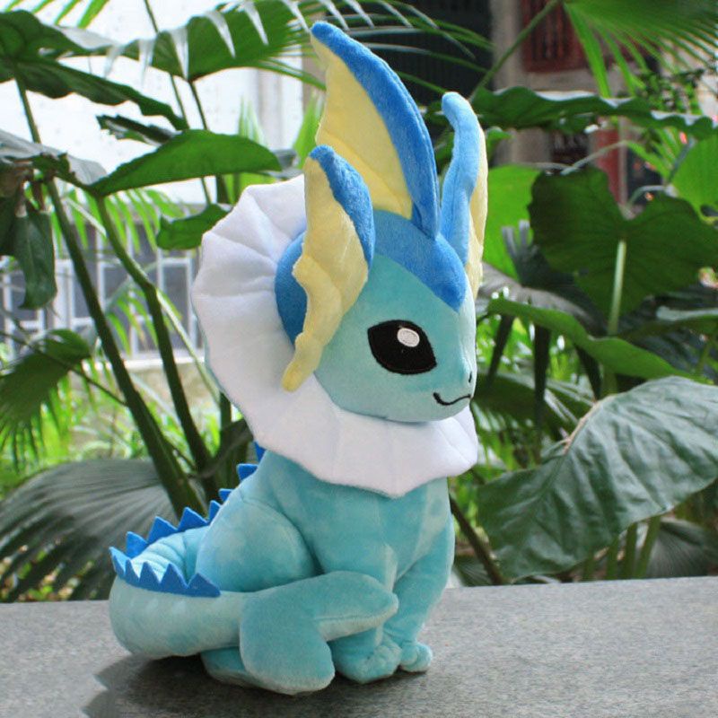 Vaporeon Ukuran Besar Pokemon Lucu Evolus Lembut Mainan Mewah Boneka Hadiah Anak Baru