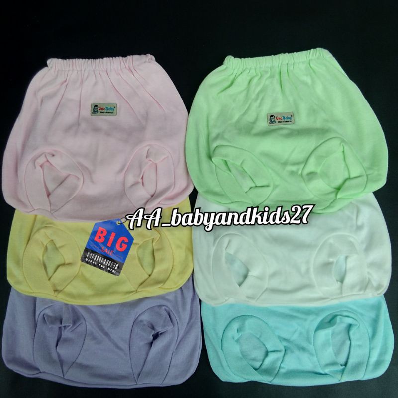 3PC CELANA BAYI ONE BABY POP-CELANA BAYI ONE BABY BULAT-CELANA BAYI LEMBUT MURAH BERKUALITAS