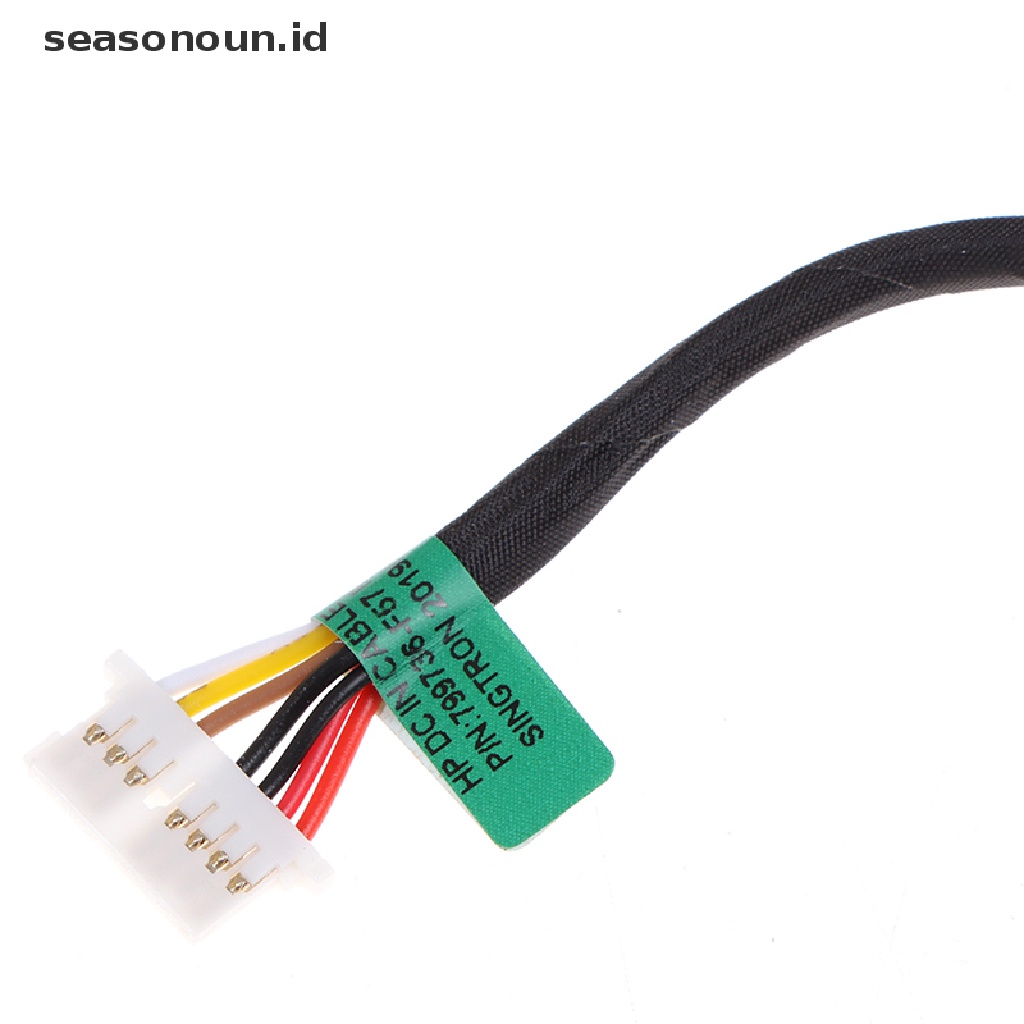 (seasonoun) Jack Power DC Dengan Kabel Konektor Laptop Untuk HP 250 255