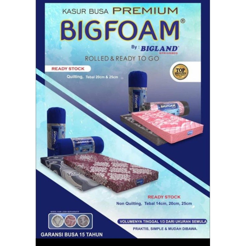 KASUR BUSA ROLL PREMIUM BIG FOAM