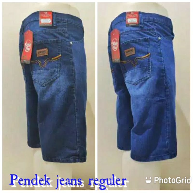 Celana Jeans Pendek Pria Celana Denim Pendek Standar Reguler Promo Celana Pendek Pria Murah