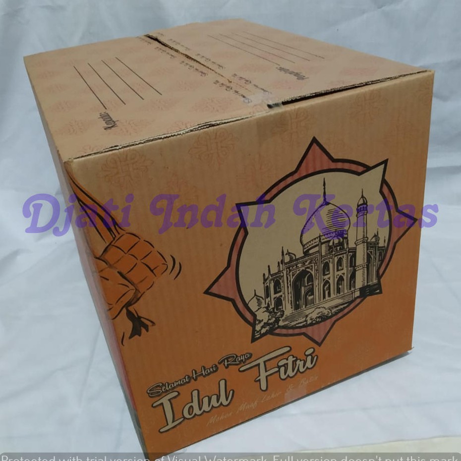 MURAH !!! Kardus Idul Fitri / Kardus Lebaran / Kardus Parcel / Kardus sembako (Uk. 30x30x40) 10pcs