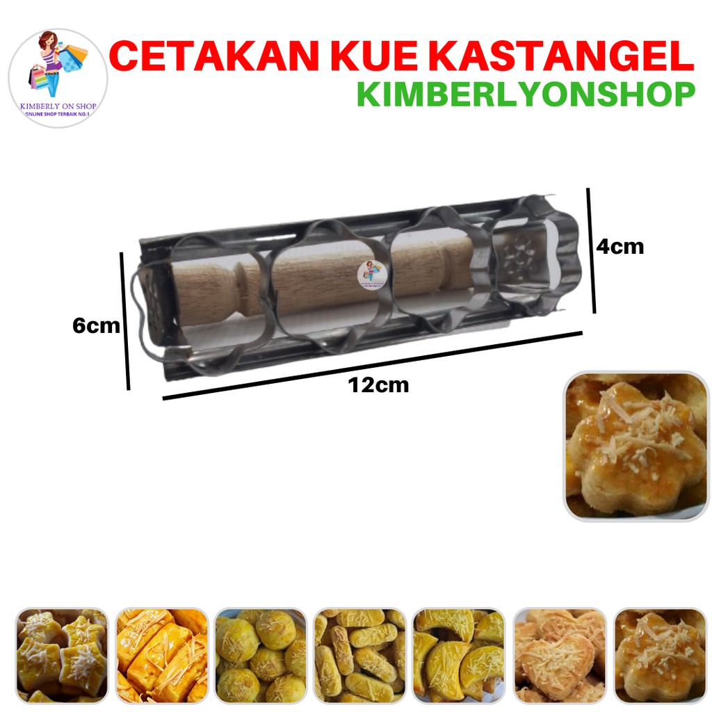 Kimberlyonshop Cetakan Kue Kering Kastangel Nastar Cookies