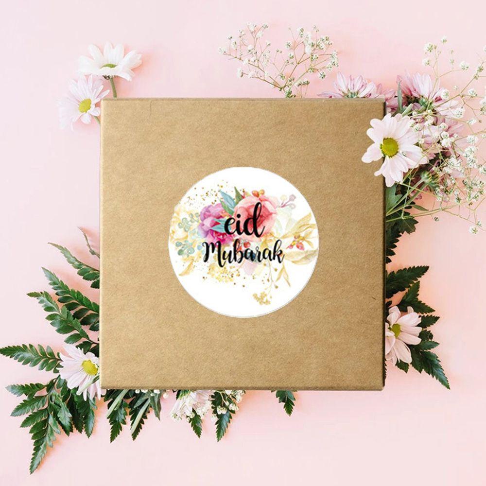 SUYO Eid Mubarak Sticker Gift Idul Fitri Dekorasi Home Decor Label