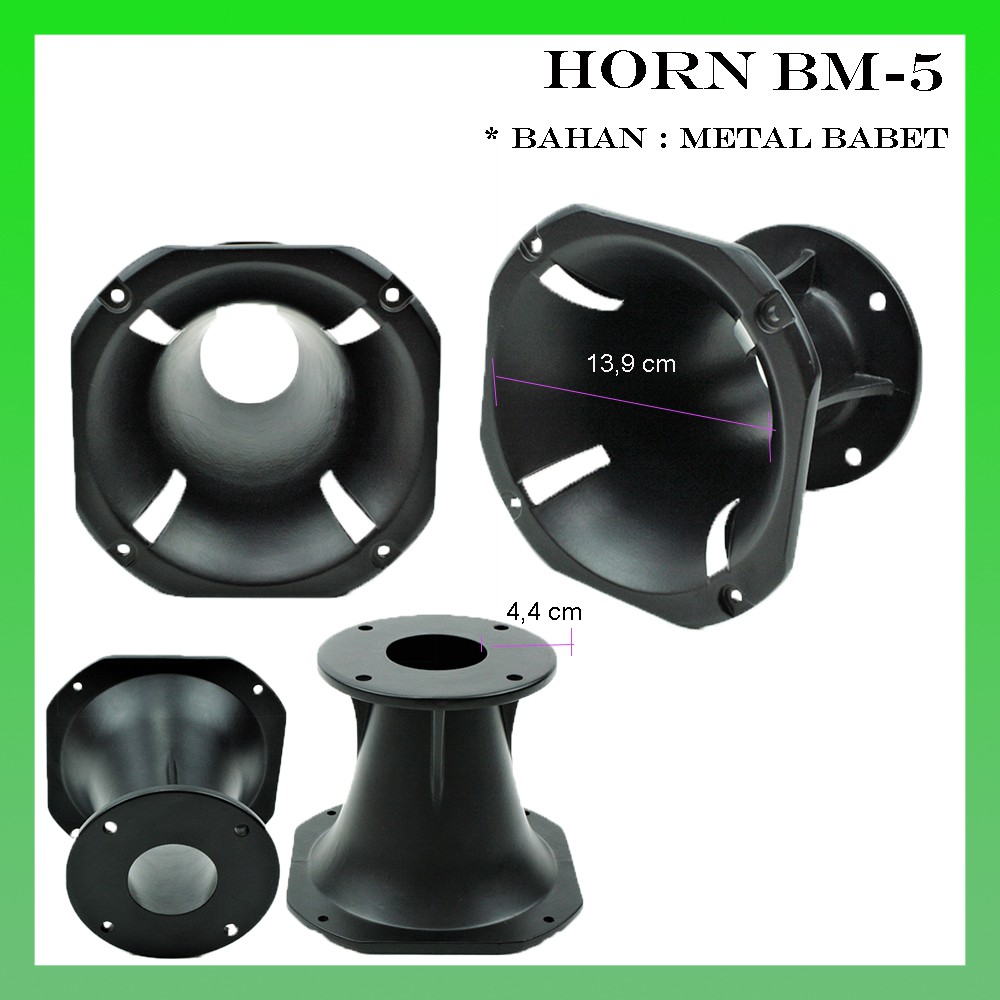 Tweeter horn BM - 5 Babet / Twiter Corong 13,9 x 4,4 CM 1003