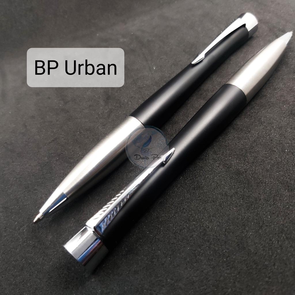 

Ballpoint Metal BP Urban, Model Parker Urban, Elegan Mewah Berkelas,Bisa Grafir Nama Logo Perusahaan Berkualitas