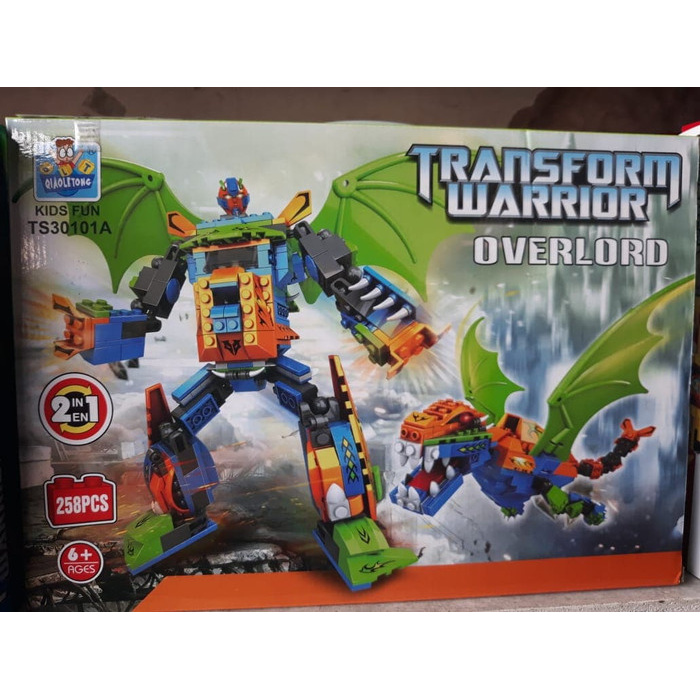 BISA COD Lego Brick Transformer Warrior Overlord #Robot #Dragon #Ts30101A LIMITED