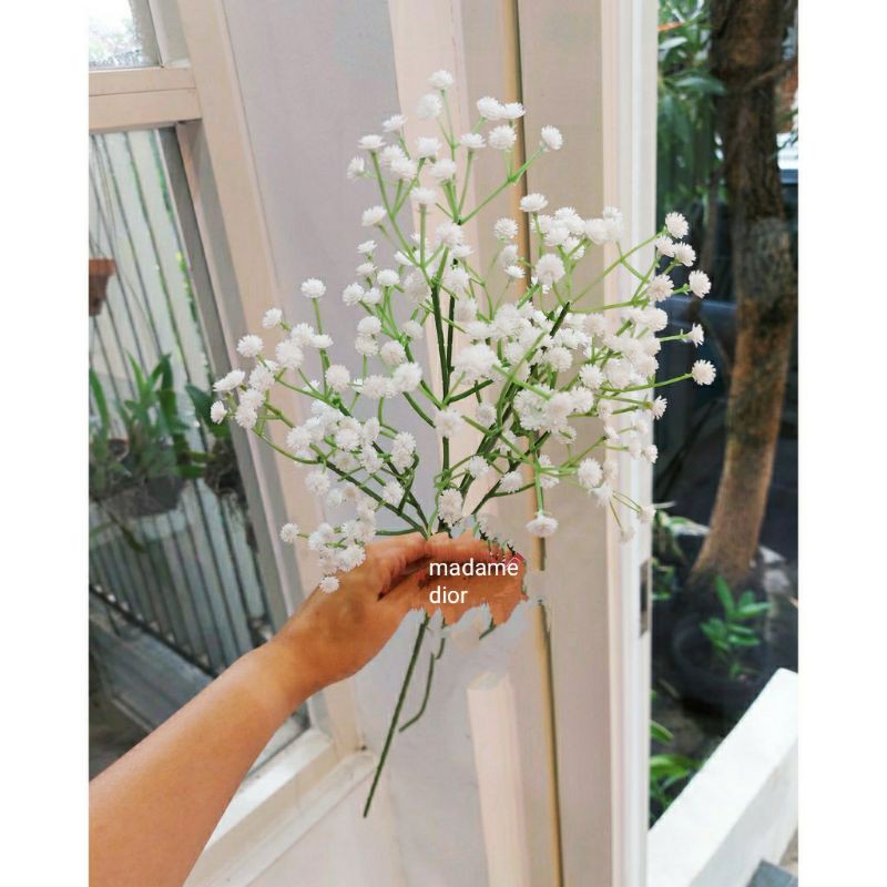 Bunga pikok plastik bunga babybreath baby breath artificial