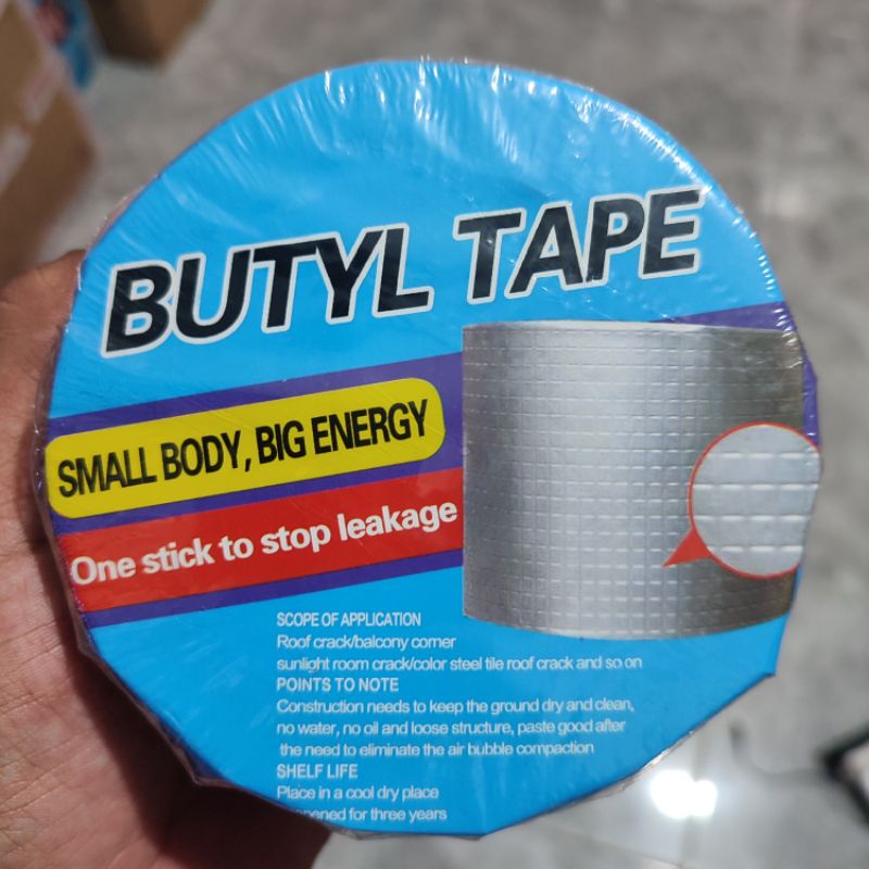 Lakban Tambal Anti Bocor Air Panas Aluminium Foil Waterproof Tape Kuat