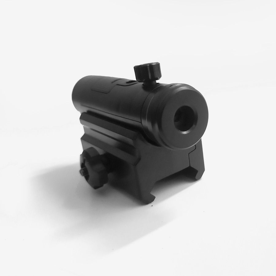 KODE 2 Laser pointer gun DOT MERAH mount set 20mm airsoft WGG DCOBRA bisa ZEROING
