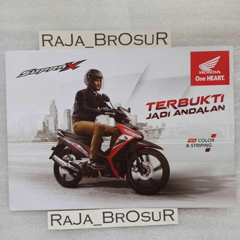 Poster brosur Honda New Supra X 125 FI