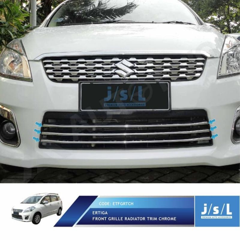 Grill Radiator Ertiga 2011 2015 Front Grille Radiator Trim Chrome