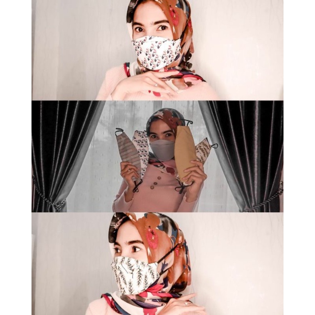 Masker KF94 motif kawat masker