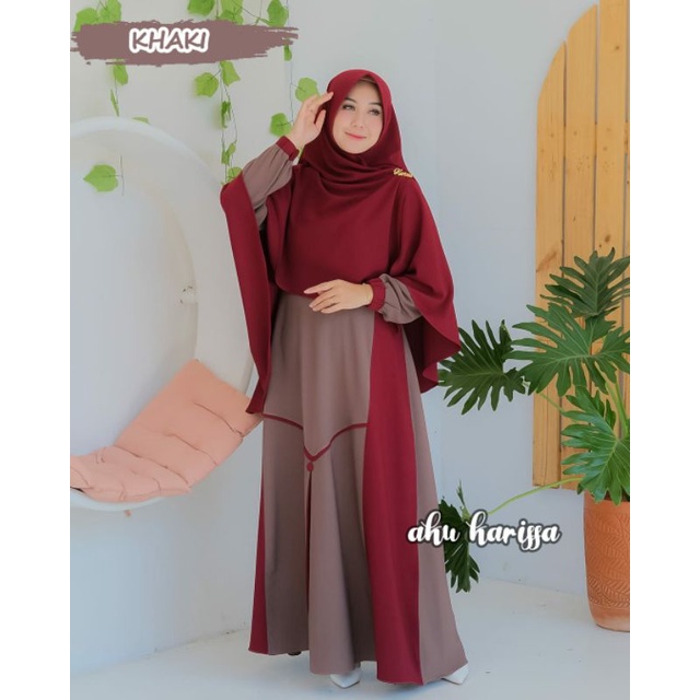 GAMIS SET JILBAB Maiza Syari by Aku Karissa
