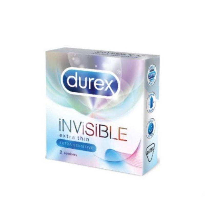 DUREX KONDOM INVISIBLE 2S