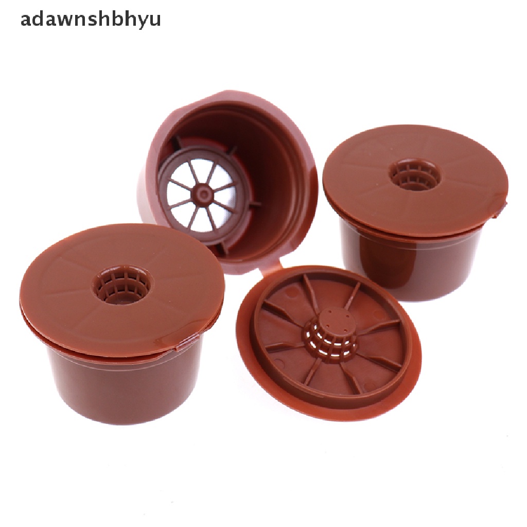 [adawnshbhyu] 3pcs Kapsul Kopi Reusable Untuk filter Kopi pods Kopi Isi Ulang Caffitaly