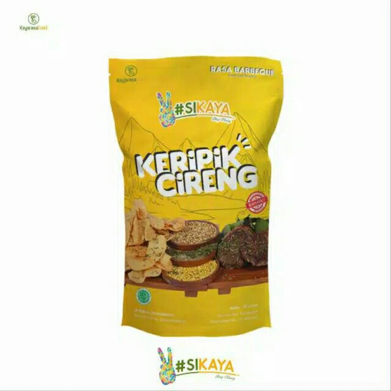 

Keripik Cireng merk Sikaya 55 gram 5 varian rasa