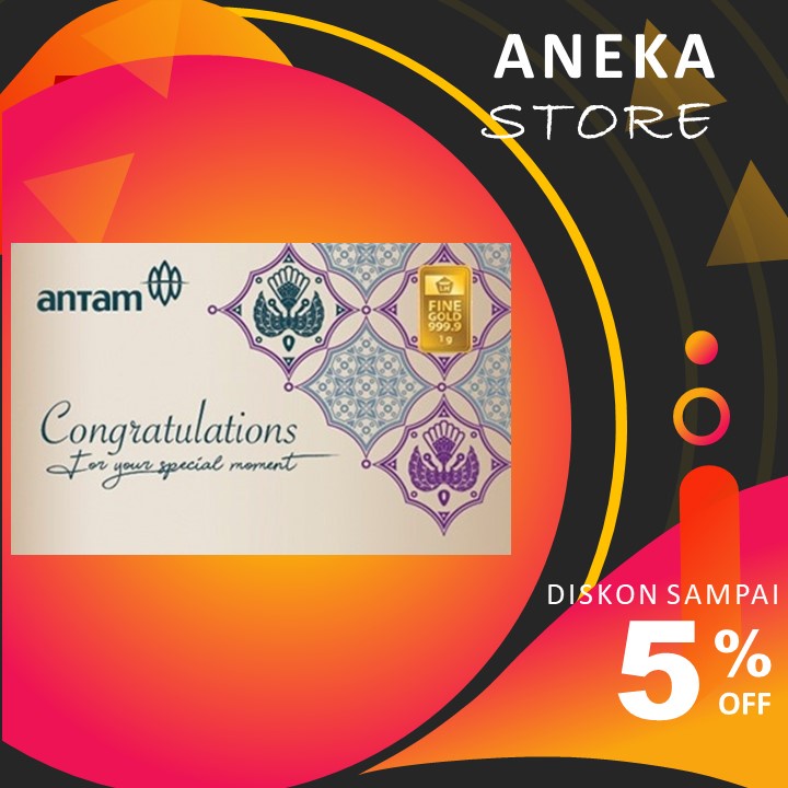 Gift Series Card Antam - Congratulation