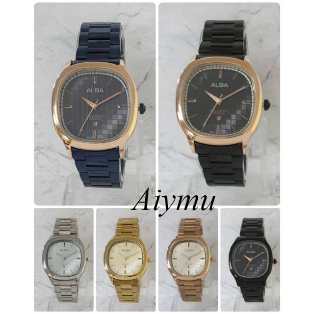 Jam Tangan Wanita Alba Fashion strap Rantai Fashion Alba Analog