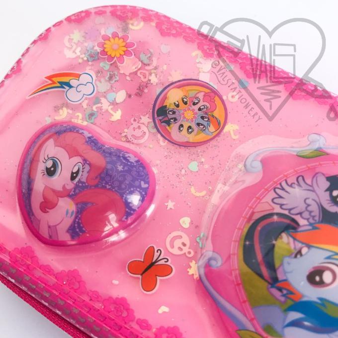 

Buruan Beli] Tempat Pensil / Pencil Case Sleting Karakter 3D Air Glitter Timbul