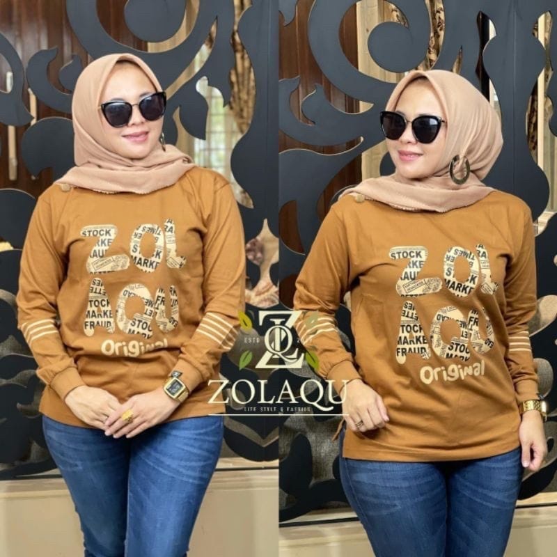 Zolaqu Ori Terbaru Zolaqu Kaos Wanita Zolaqu Jumbo Fashion Terbaru