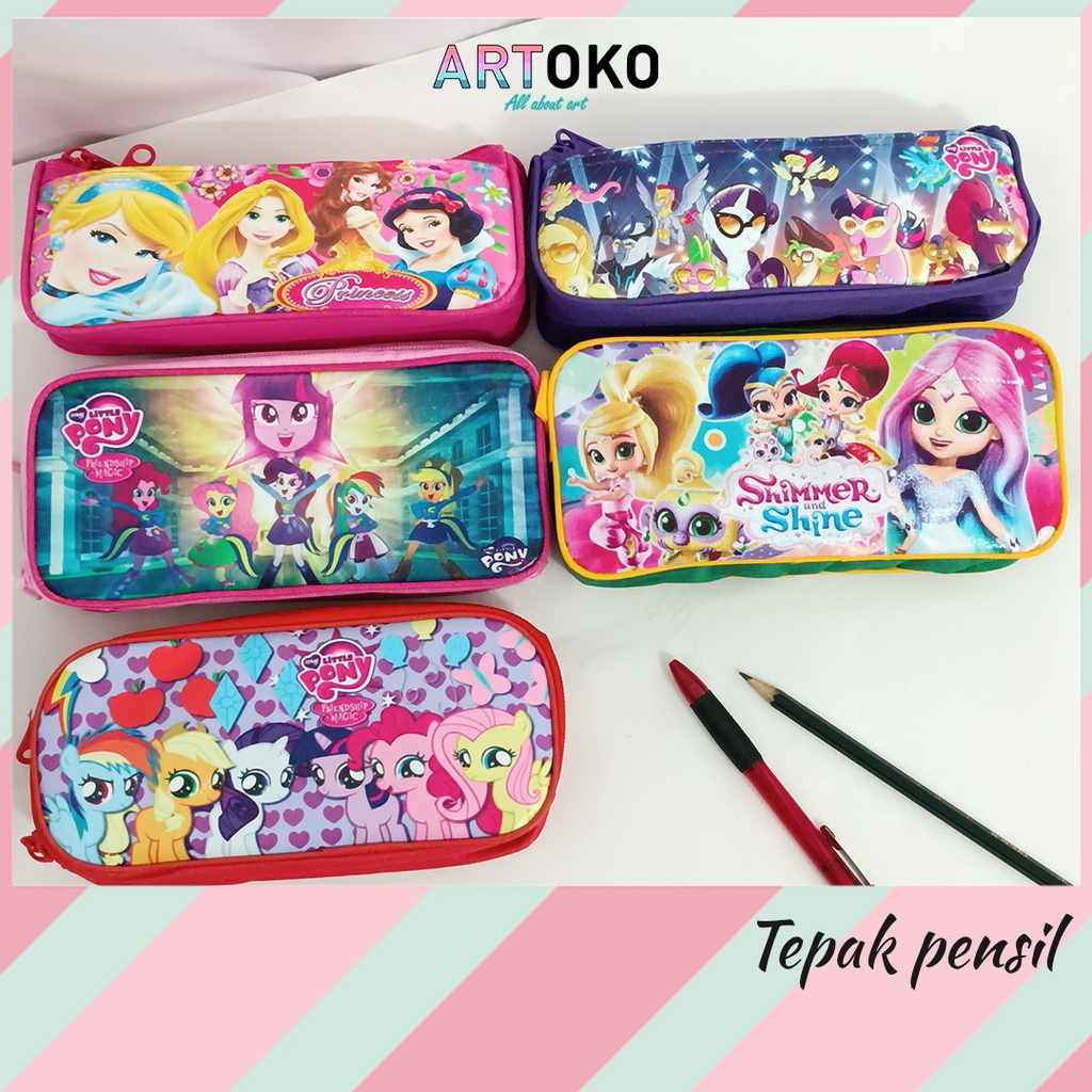 

Kotak Pensil Gambar Kartun FIGO | karakter tayo tsum cars elsa frozen prinses princess barbie