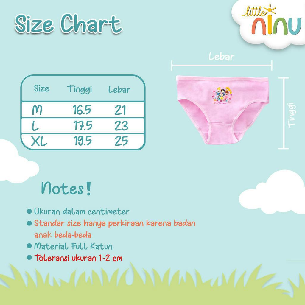 LITTLE NINU CD Celana Dalam Anak Segitiga Karakter 0005