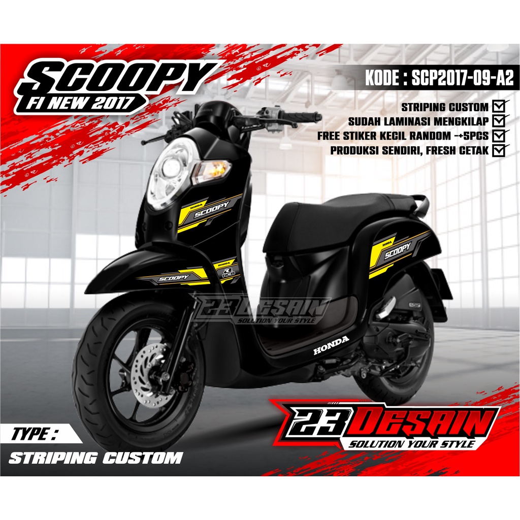 STRIPING STIKER SCOOPY LIST SIMPLE  STRIPING SCOOPY 2017 STRIPING SCOOPY FI STRIPING SCOOPY SUNMORI 