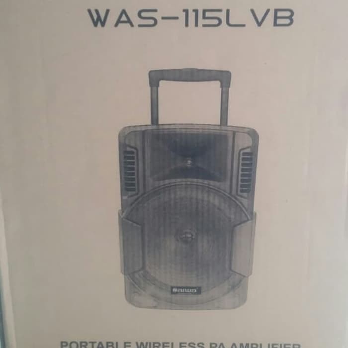 SPEAKER AKTIF WIRELESS AIWA WAS 115 LVB bluetooth