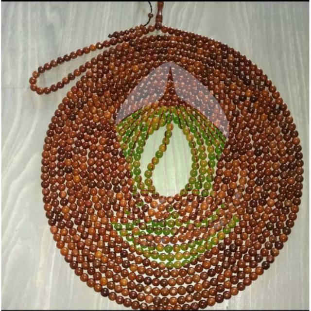 Tasbih Asli Full Kaukah Seribu Biji | Ukuran 6 Mm | Tasbih Kaukah 1000 biji