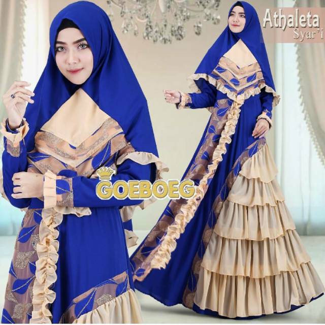 Ready siap kirim..  Athaleta syari by goebog