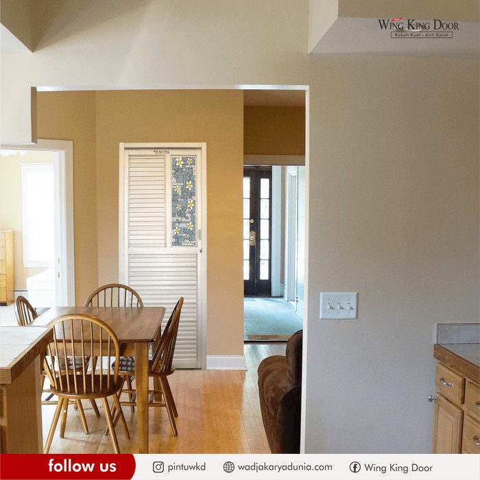 Wadja Pintu Kamar Mandi Galvalume Wing King Door Stylish Pro