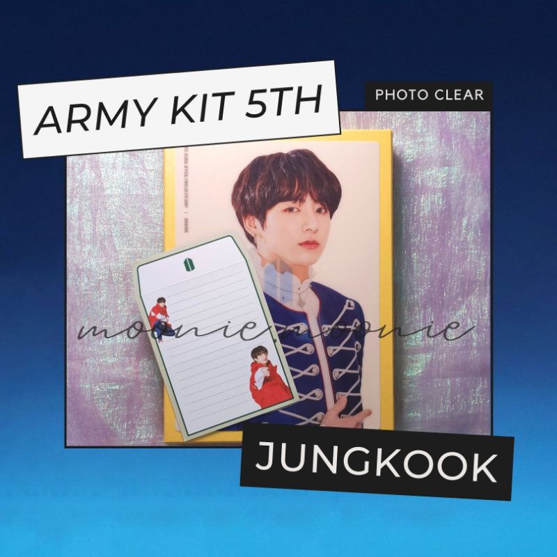 ARMY KIT 5TH CLEAR PHOTO JUNGKOOK SET