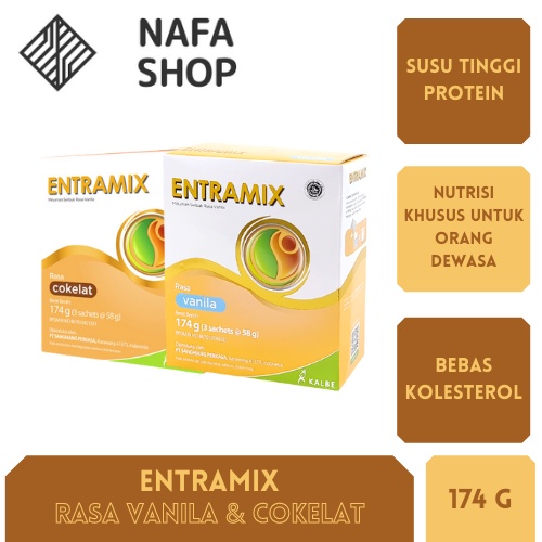 

ENTRAMIX 174g RASA VANILA & COKLAT