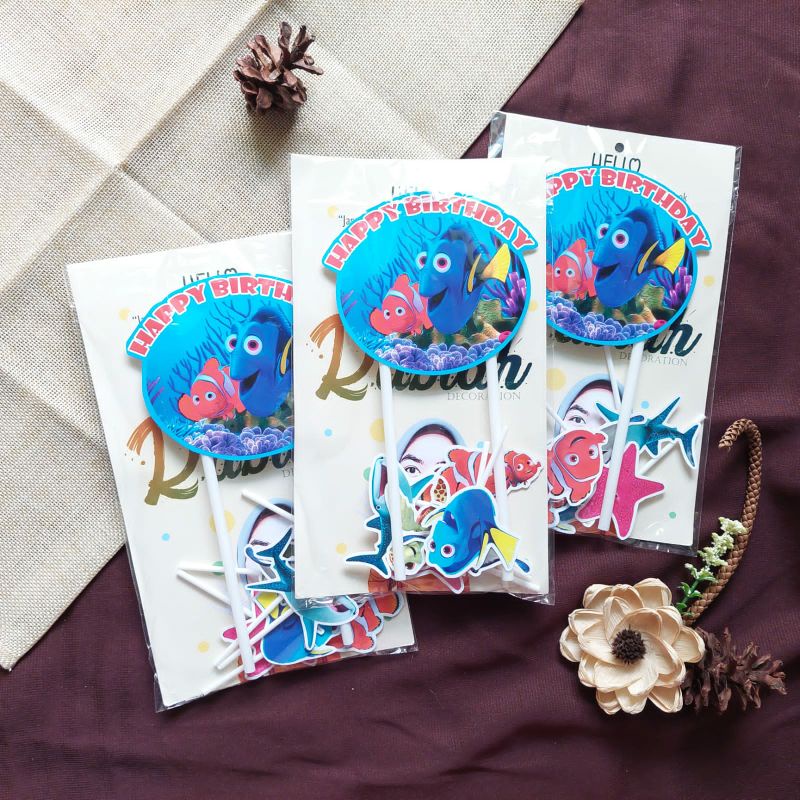 Nemo Topper Cake Hiasan Kue Ulang Tahun