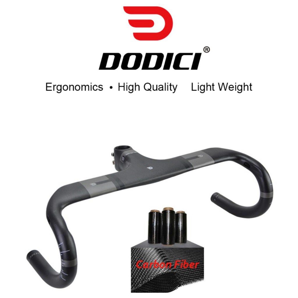 Integrated Dropbar Carbon Dodici Stang Roadbike Stang Dodici