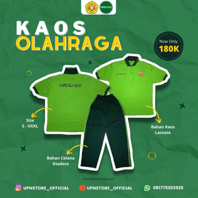 Pakaian Olahraga UPN VETERAN Jawa Timur