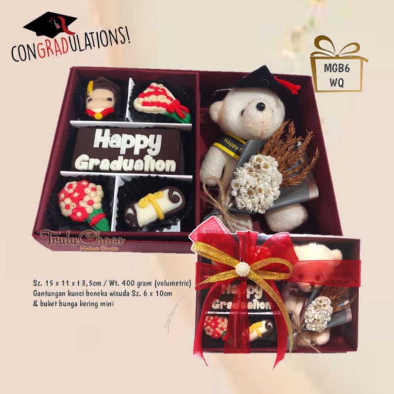 

kado wisuda coklat trulychoco MGB6 WQ